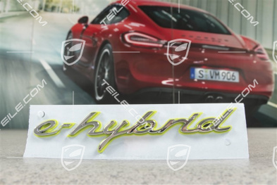 "e-hybrid" Schriftzug, seitlich, L