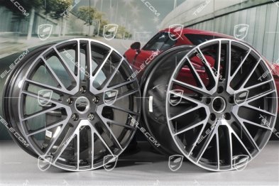 21-inch wheel rim set Turbo Design II / Turbo V, 9,5J x 21 ET71 + 11,5J x 21 ET69