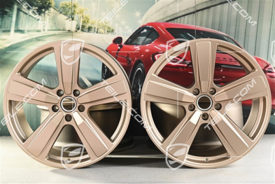 22" Komplet felg Cayenne Coupe Exclusive Design Sport, 10J x 22 ET48 +11,5J x 22 ET52, neodyme
