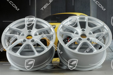 18-inch wheel rim set "Cayman III", 8J x 18 ET57 + 9J x 18 ET47