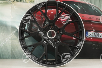 21-inch RS Spyder wheel rim, 11,5J x 21 ET67, black satin matt