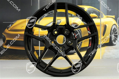19-inch Carrera S II wheel, 11J x 19 ET67, black high gloss