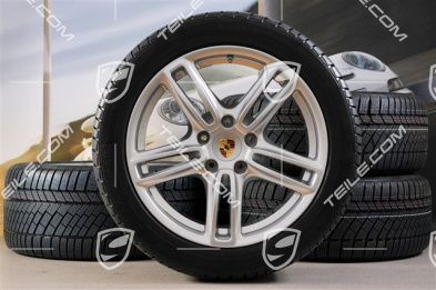 19" Panamera TURBO koła zimowe, komplet, felgi 9J x 19 ET 60 + 10J x 19 ET61 + opony Continental 255/45 R19+285/40 R19, z czujnikami ciśnienia RDK