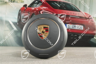 Steering wheel Airbag unit, leather Graphite Blue