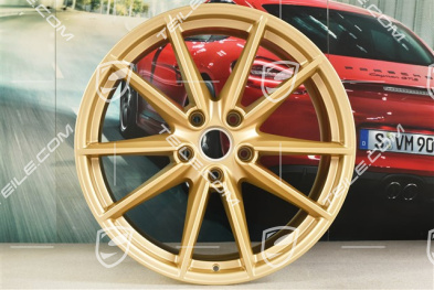 21" Felge Carrera S, 11J x 21 ET66, aurum-seidenmatt