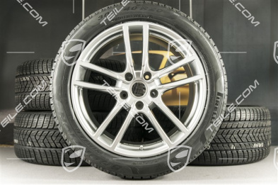 20-inch Cayenne COUPE Sport winter wheel set, rims 9J x 20 ET50 + 10,5J x 20 ET55 + Pirelli winter tyres 275/45 R20 + 305/40 R20, with TPMS