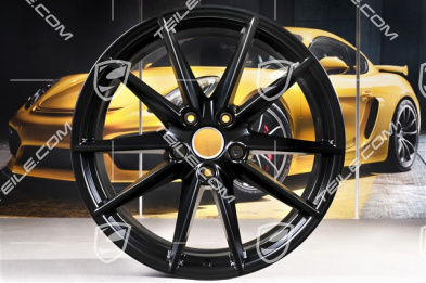 21-inch wheel rim Carrera S, 11J x 21 ET66, black satin-mat