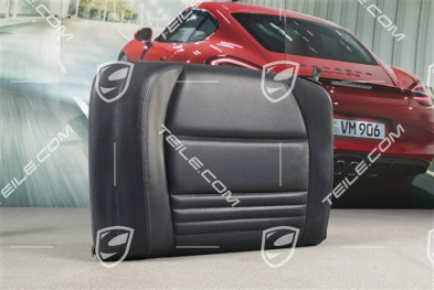 Back seat backrest, Rear, Leatherette, Metropole blue, Convertible, L