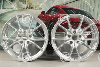 20-inch Carrera S (IV) wheel rim set, rims 8,5 J x 20 ET49 + 11,5 J x 20 ET76, for summer tyres