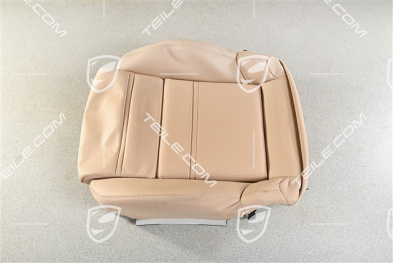 Front seat upholstery / cover, Leather, lower part / cushion, Mojave, R