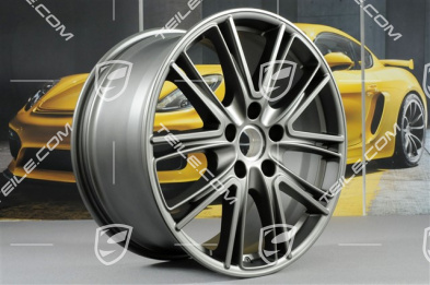 20" Felgensatz Exclusive Design, 10,5J x 20 ET71 + 9,5J x 20 ET71, für Winterbetrieb, Platinum Seidenglanz