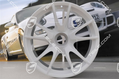 19" GT3RS II 4.0 / GT2RS Felgensatz, Weiß, vorne 9J x 19 ET47 + hinten 12J x 19 ET48