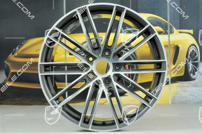 20-inch wheel rim set 911 Turbo IV, 11,5J x 20 ET56 + 9J x 20 ET51, Titan