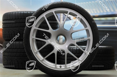19-inch winter wheel set, RS Spyder, central locking, wheels: 8,5J x 19 ET56 + 11J x 19 ET51 + NEW Pirelli winter tyres: 235/35 R19 + 295/30, with TPM