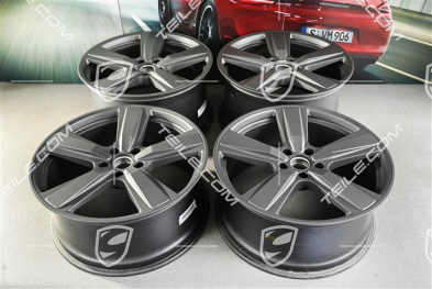 22" Felgensatz Cayenne Exclusive Design Sport, 10J x 22 ET48 +11,5J x 22 ET61, vesuvgrau
