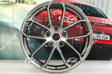 20-inch GT4 wheel rim, 8,5J x 20 ET61, Platinum satin matt