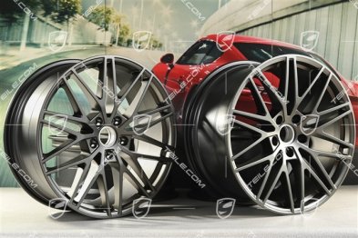 21" Komplet felg RS Spyder Design, 11J x 21 ET49 + 9,5J x 21 ET46, Turbonite