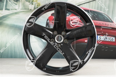 21-inch wheel rim "Sport Classic", 9,5J x 21 ET27, black high gloss