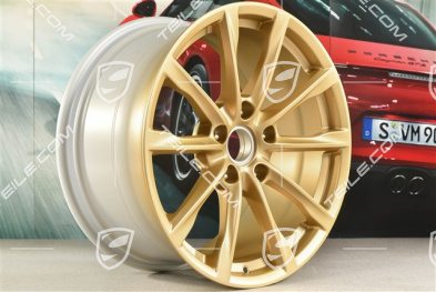 19" Felge Boxster S, 10J x 19 ET45, aurum seidenmatt