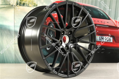 22-inch RS Spyder wheel rim, rear, 11,5J x 22 ET52, black satin-matt