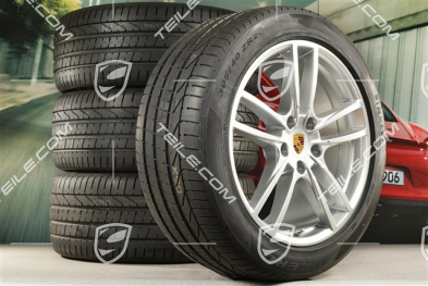 20" koła letnie Cayenne Coupé Sport, komplet, felgi 9J x 20 ET50 + 10,5J x 20 ET55 + opony letnie Pirelli P Zero 275/45 R20 + 305/40 R20, z czujnikami ciśnienia