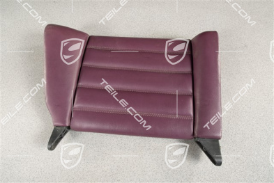 Back seat backrest, Coupe, Leatherette, Magenta, R