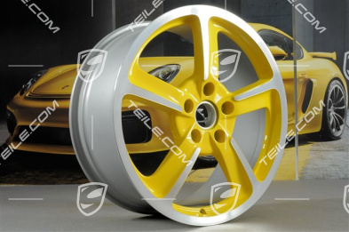 20" SportTechno Felgensatz 8.5J x 20 ET57 + 10J x 20 x ET50, Racinggelb