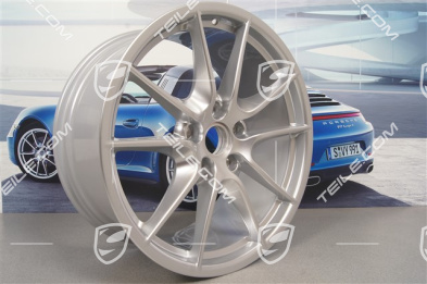 20-inch wheel rim set, Carrera S III, 8J x 20 ET57 + 9,5J x 20 ET45, Brilliant chrome finish