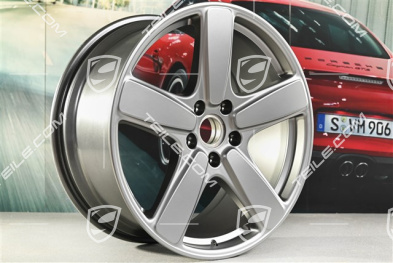 21" felga Cayenne Sport Classic, 10J x 21 ET50, platynowy satynowy półmat (Platinum Seidenmatt)