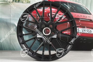 21" Felga Cayenne RS Spyder, 9,5J x 21 ET46, czarny satynowy półmat
