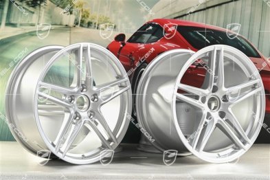 19" Felgensatz Carrera VI, 8,5J x 19 ET50 + 11J x 19 ET56, Brilliantsilber
