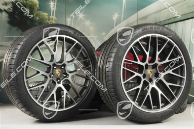 21" RS Spyder Design Sommerräder, Felgen 9,5J x 21 ET27 + 10J x 21 ET19 + NEUE Michelin Sommerreifen 265/40 R21 + 295/35 R21, mit RDK-Sensoren