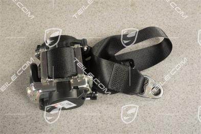 Seat belt, front, Black, L