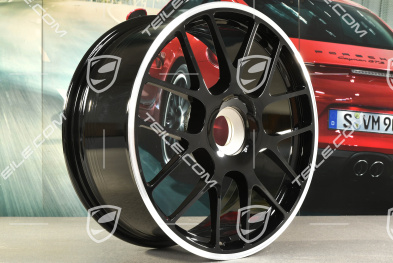 19" Felge RS SPYDER / Turbo Facelift, Zentralverschluss, Sondermodell 911 Carrera GTS, 8,5J x 19 ET56, schwarz