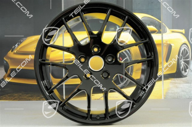 20" Komplet felg RS Spyder, 9,5J x 20 ET65 + 10,5J x 20 ET65, przeznaczone do opon zimowych, czarny wysoki połysk