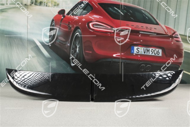Turbo/Turbo S/GTS rear spoiler, upper part, black, (incomplete)