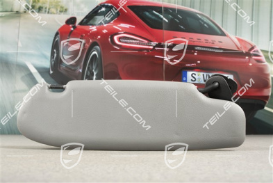 Osłona przeciwsłoneczna, Coupe, skóropodobna, Graphite grey, L