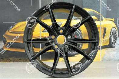 20" komplet felg Carrera S IV, Felgi 8,5 J x 20 ET49 + 11,5 J x 20 ET56, czarny półmat satyna