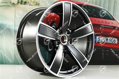 20" Felge Carrera Sport, 10,5J x 20 ET47, schwarz seidenmatt