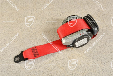 Seat belt, front, Guards Red, L