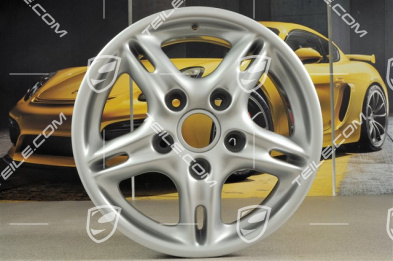 16-inch Boxster wheel set, 6J x 16 ET50 + 7J x 16 ET40