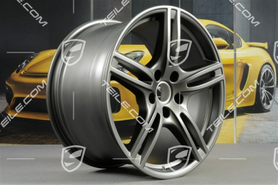 20" Felge Panamera Turbo, 11,5J x 20 ET68, in Platinum Seidenmatt