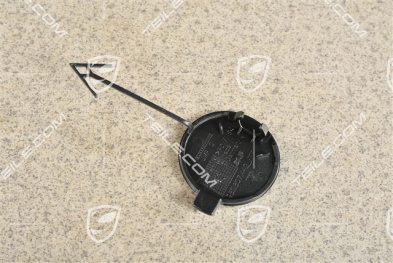 Towing hook lug cover / cap / trim, Rear bumper