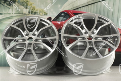 21" Komplet felg Cayenne Exclusive Design, 11J x 21 ET49 + 9,5J x 21 ET46, do Cayenne Coupé