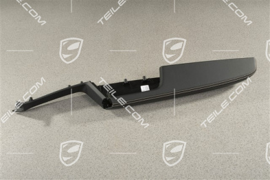Armlehne, Türverkleidung vorne, Leder, Schwarz / Mojave, R