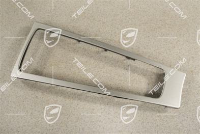 Blenda ozdobna konsoli środkowej, Aluminium szczotkowane