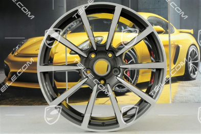 20" Felge Carrera Classic, Titan dunkel, 9,5J x 20 ET45