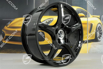 19" Felga Carrera Classic, 8J x 19 ET57, czarny wysoki połysk