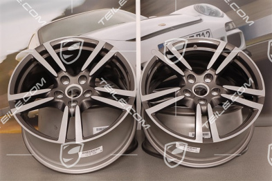 20-inch Turbo II wheel set, 9,5J x 20 ET 65 + 11J x 20 ET68