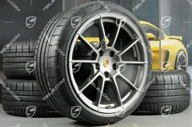 20" Spyder summer wheel set, rims 8.5J x 20 ET57 + 10.5J x 20 ET47 + NEW Pirelli summer tyres 235/35 ZR20 + 265/35 ZR20
